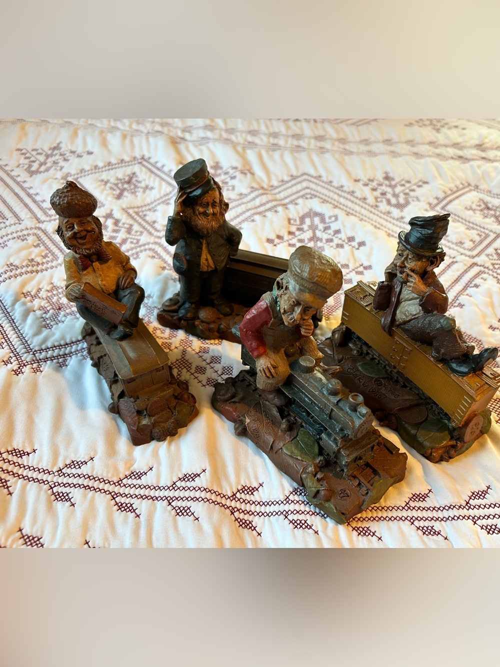 Vintage Tom Clark Gnomes Train Series - Chief Pullman Hobo & P.S.